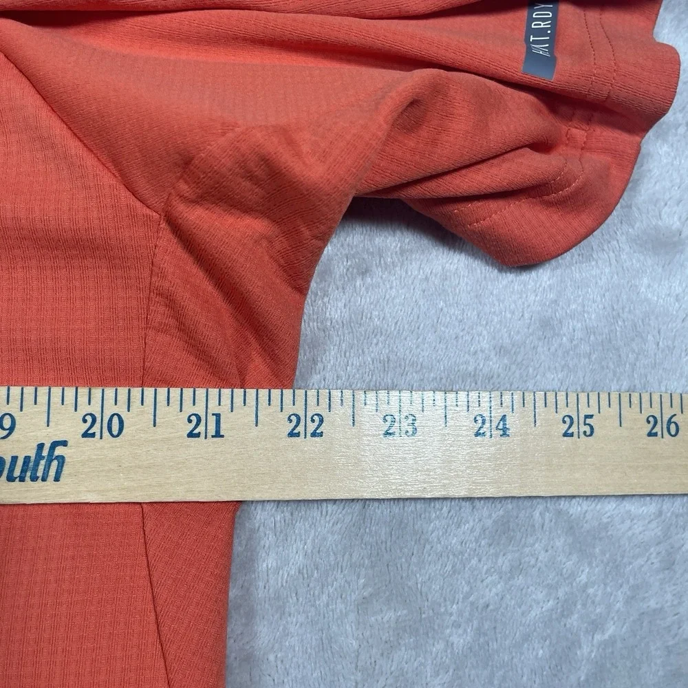 Adidas Heat RDY Performance Polo‎ Shirt Men's Large Orange Moisture Wicking - Picture 7 of 8